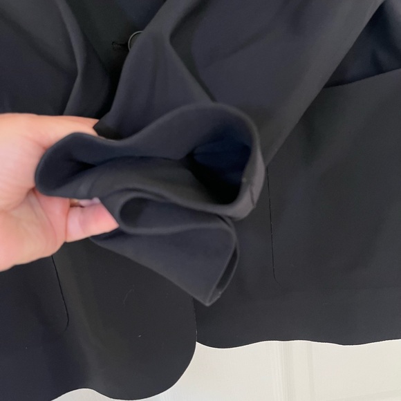 BANANA REPUBLIC BR Standard Black Button Front Performance Blazer Jacket Sz 8 - Picture 5 of 11